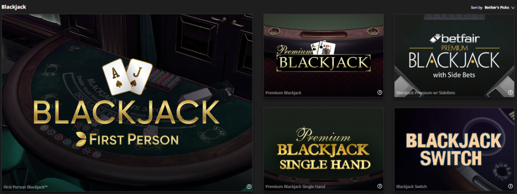 betfair Blackjack