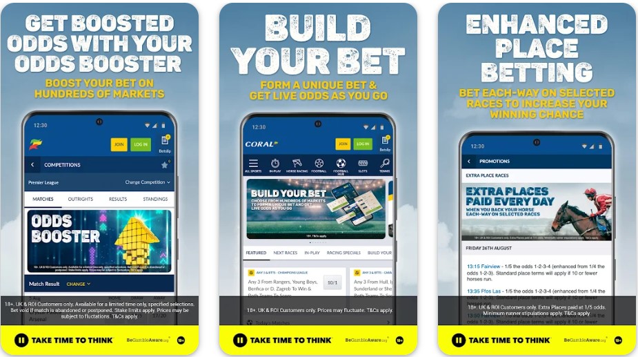 Coral Betting Mobile App