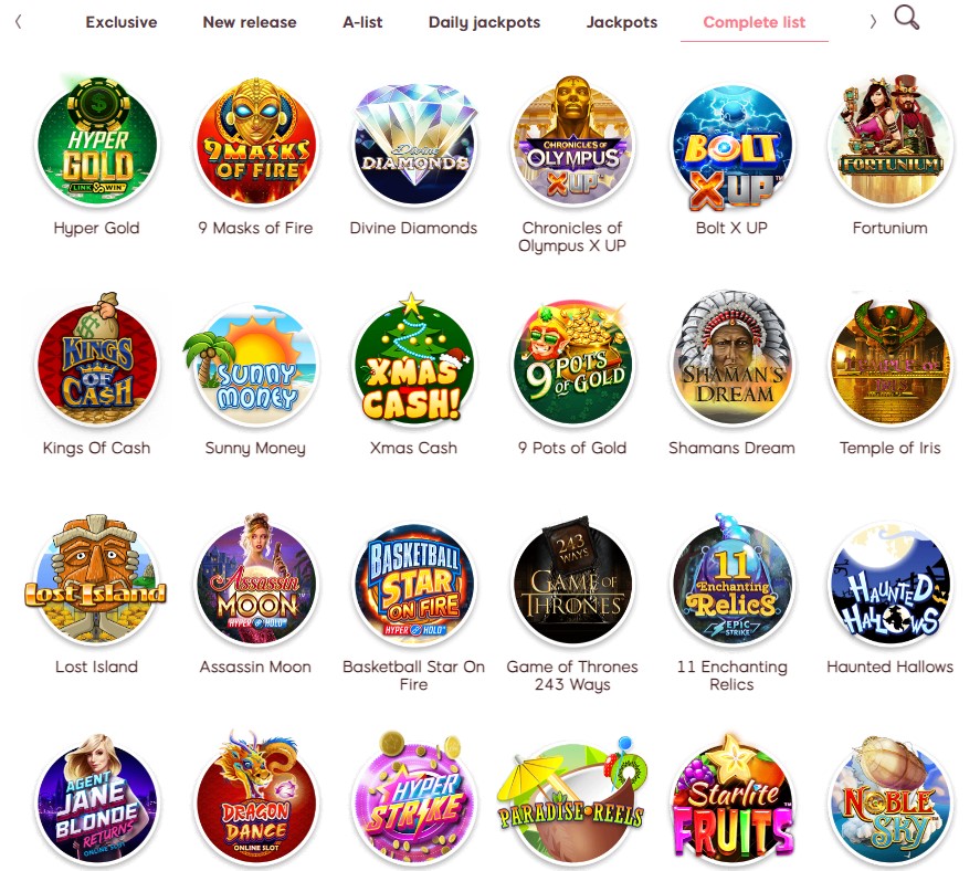 888 Ladies Slots and Instant Games