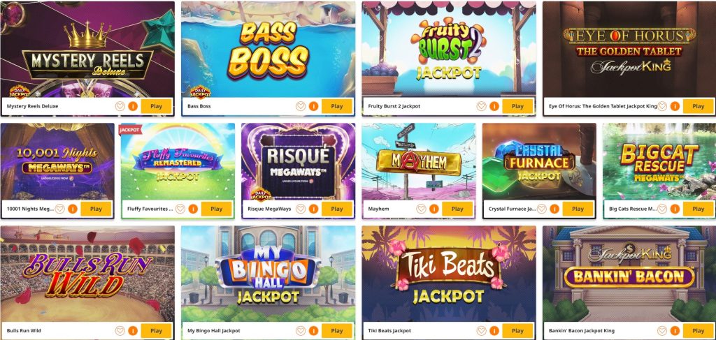 Betfair Scratch Cards, Slots and Casino Games